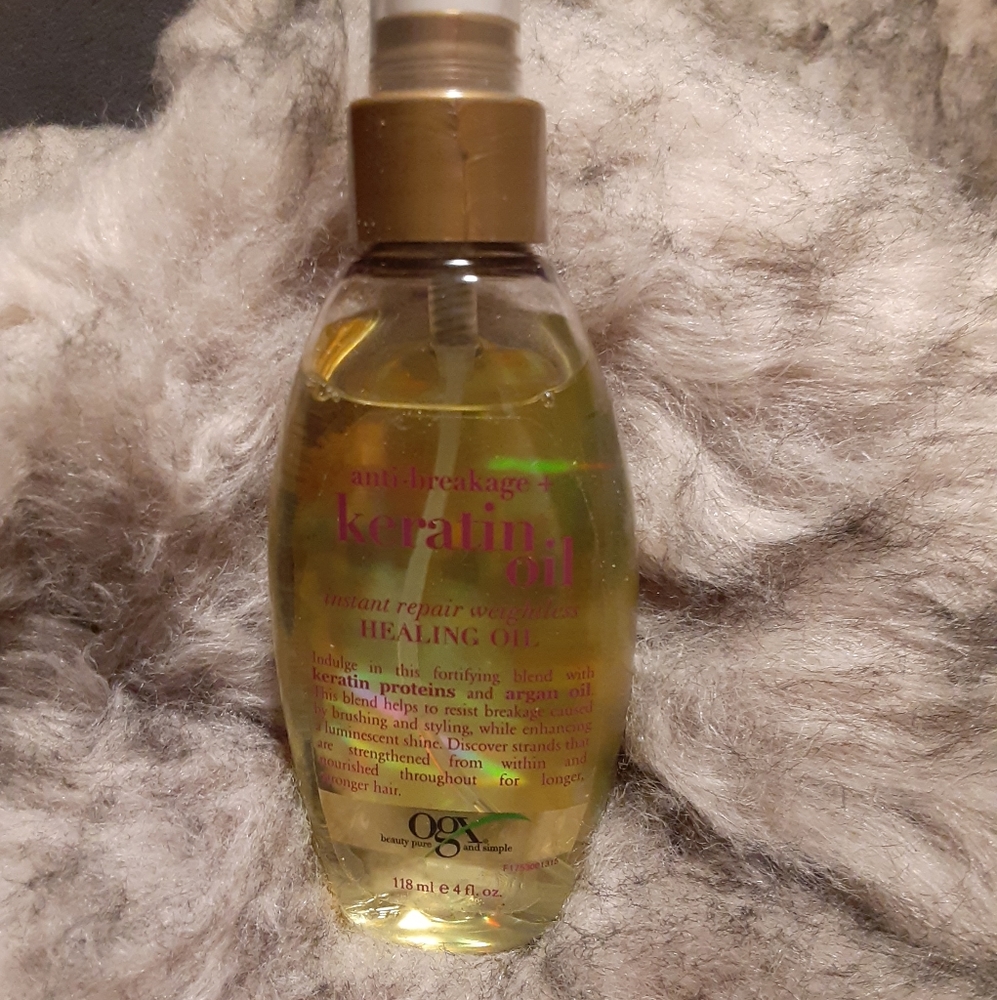 Ogx keratin oil